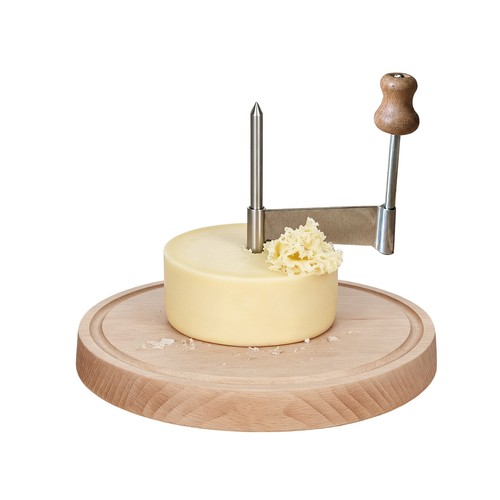 Cheese curler wooden rotary - cheese,