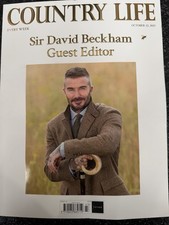 Country Life Magazine 22/10/2025 Guest edited by Sir David Beckham