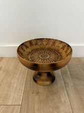Vintage Carved Wooden Pedestal