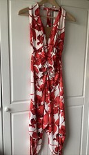 Red/White Floral - Latin Dance