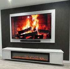 Unit with electric fire - unit,