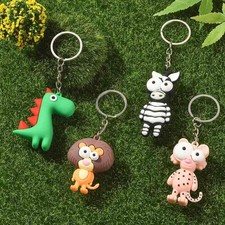 Chunky 3D Animal Keyring -
