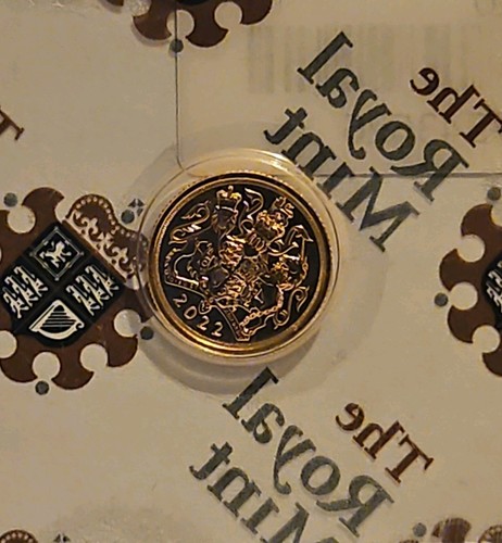 Gold quarter sovereign - gold,