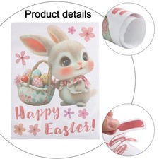Large Easter Bunny Clings for