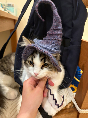 Handmade crochet witch hat - handmade,