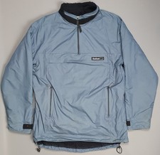 Buffalo Active Shirt Blue Pile Lined Mens Size 44 / Large Made in the UK