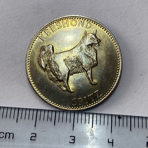 Medal keeshond - medal, (wolfspitz)