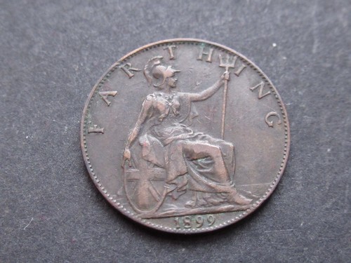 1899 victoria bronze farthing - 1899,