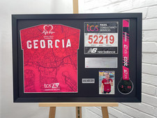 Marathon Shirt Frame Medal Bib