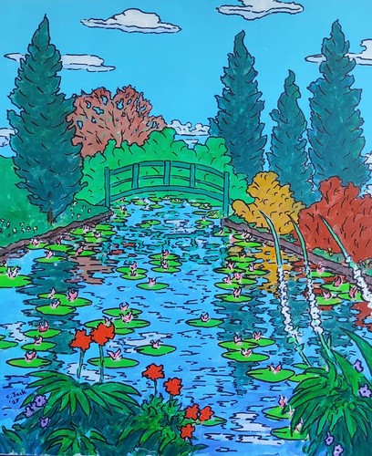 Original painting giverny - original, #2