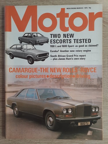 Motor magazine march 1975 - march,