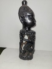 Makonde Tree Of Life African Ebony Carving Box O11