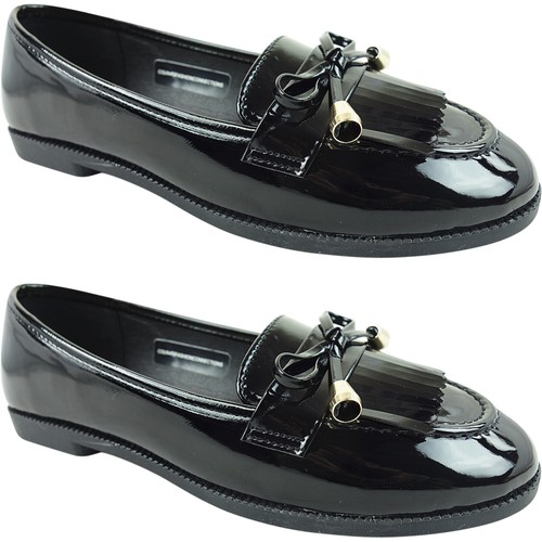Womens ladies loafers flat - womens, low