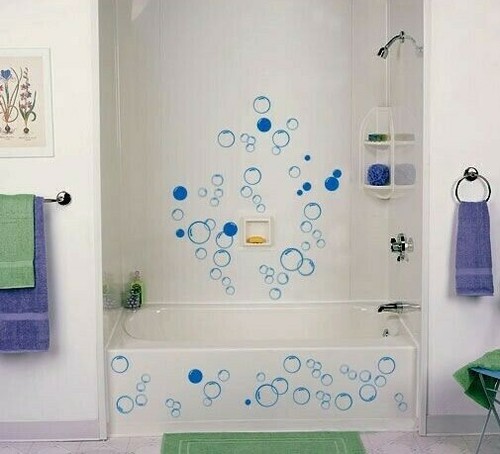Bathroom bubbles sticker - 90,