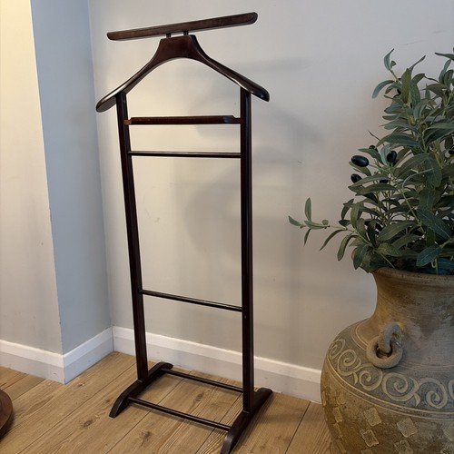 Vintage wooden valet stand - vintage,