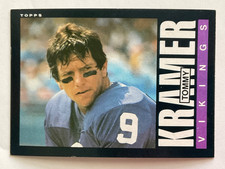 Tommy Kramer 1985 Topps