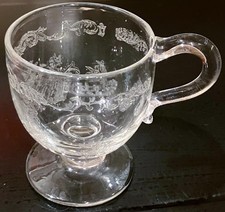 Antique Victorian Acid-Etched