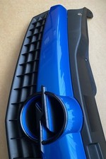 MK5 ASTRA H ARDEN BLUE BLACK CHROME BADGE VXR SRI XP OPEL OPC FRONT GRILL