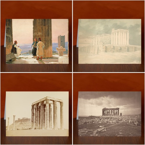 Acropolis art print greeting - acropolis,