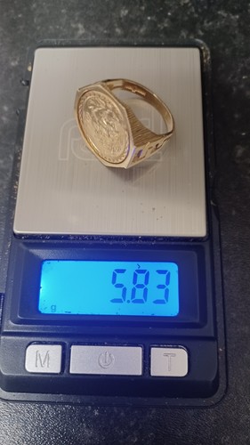 Hallmarked half george - hallmarked, st.george