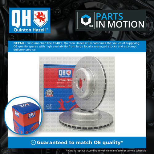 Brake discs pair vented - discs,