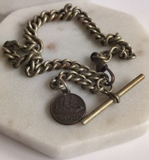Antique Metal Albert Chain -