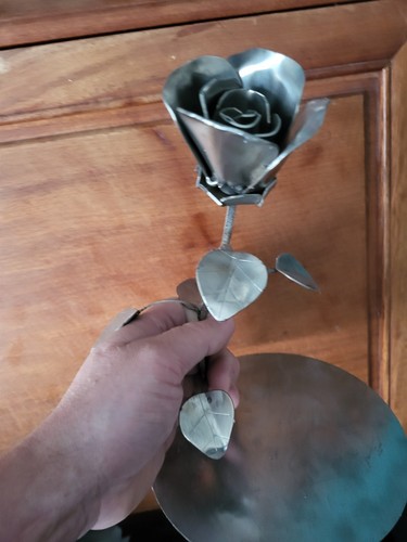 Art metal rose stainlees steel - stainlees,