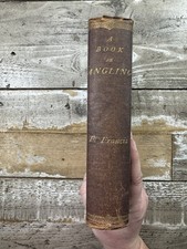 1880 antique fishing book a - fishing,