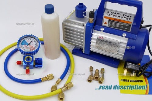 Refrigeration vacuum refill - vacuum,