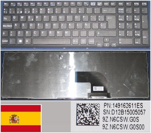 Sony vaio sve15 qwerty - sony, spanish