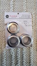 Dritz Home Curtain Grommets Pewter  1 9/16”  3.9cm Diameter 8 Pieces 