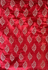 Heavy red silk - heavy,