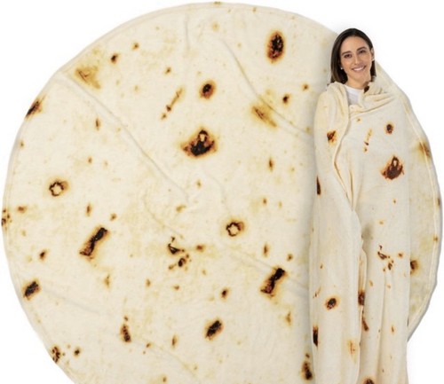 Burrito tortilla blanket - tortilla,