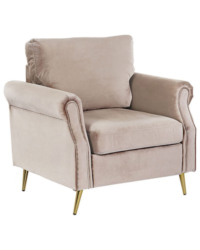 Armchair vietas velvet taupe - vietas,