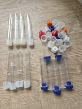 API 5ml Test Tubes For Test Kit  x 8 Also 5 x Square Tubes With Caps FREEPOST