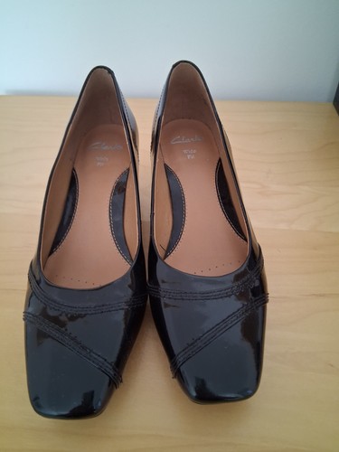 Clarks black patent - clarks,