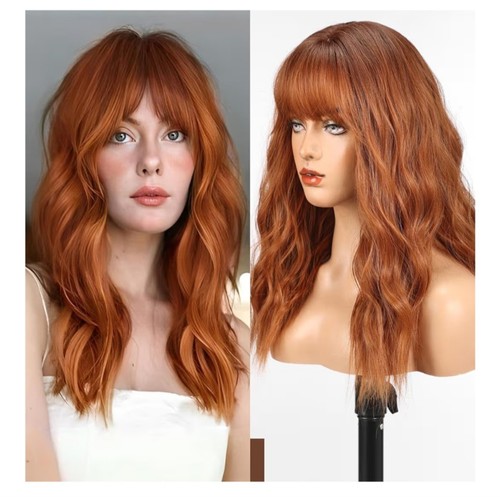 Wokestar long wig - with, fringe
