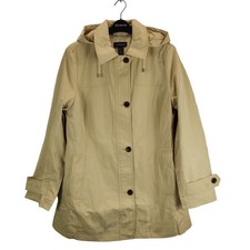 lands end womens coat beige