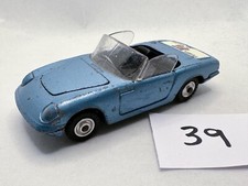 VINTAGE CORGI TOYS 318 LOTUS ELAN S2 DIECAST MODEL SPORTS CAR 1965 TIGER IN TANK