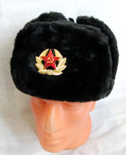 Russian ushanka faux fur - russian,