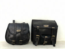 Bull Black Leather Motorcycle