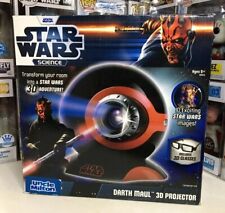 Star Wars Darth Maul 3D Projector with 3D Glasses NEW IN BOX 2011 RARE