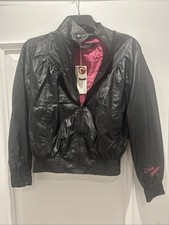 Criminal Damage “Marquis” black bomber jacket – size Small. Brand New With Tags.