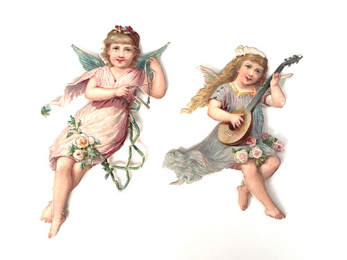 Victorian die cut scraps - die,