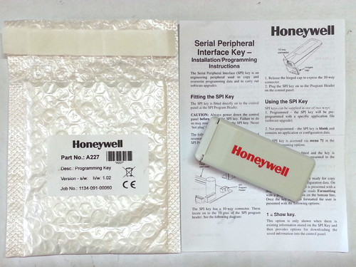Honeywell a227 spi key galaxy - spi,