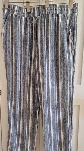 Woman blue white - tu, striped
