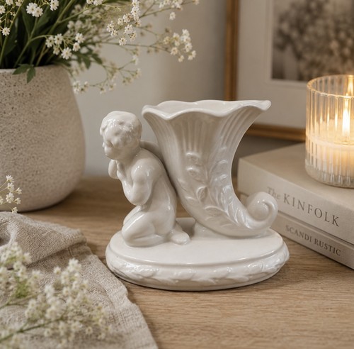 Vintage sylvac cream cherub - vintage,