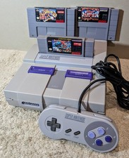 Super Nintendo NTSC Console & Official Controller & Incl Streetfighter 2 Trilogy