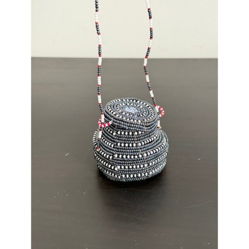 Handmade beaded miniature - beaded,