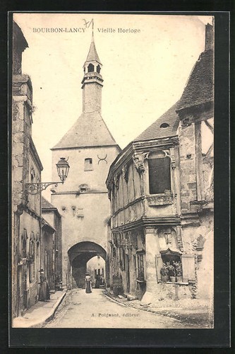 Old postcard bourbon - postcard, bourbon-lancy